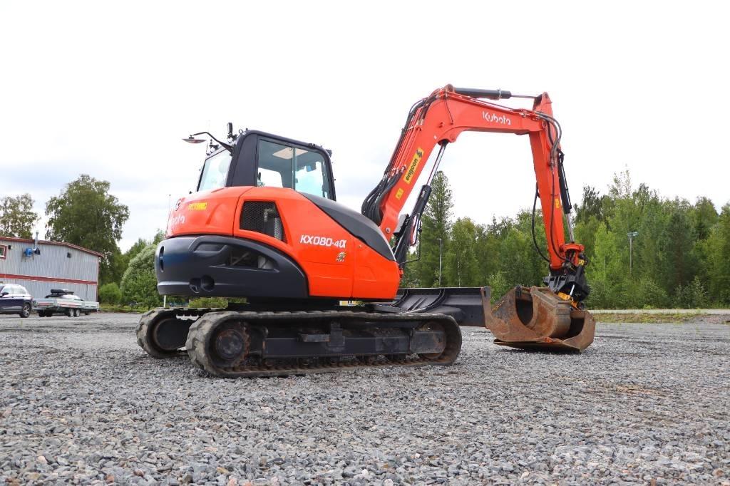 Kubota KX080-4a Midi bagri 7t – 12t