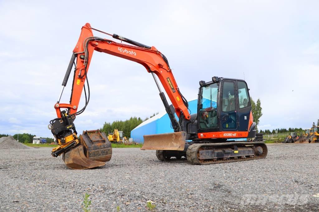 Kubota KX080-4a Midi bagri 7t – 12t