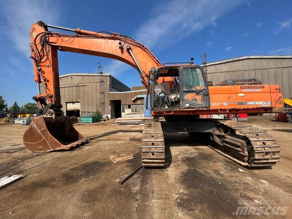 Doosan DX 480 LC Bagri goseničarji