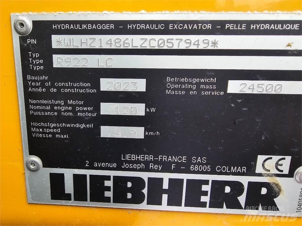 Liebherr R922 Bagri goseničarji