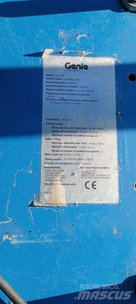 GENIE GS3246 Škarjaste dvižne ploščadi