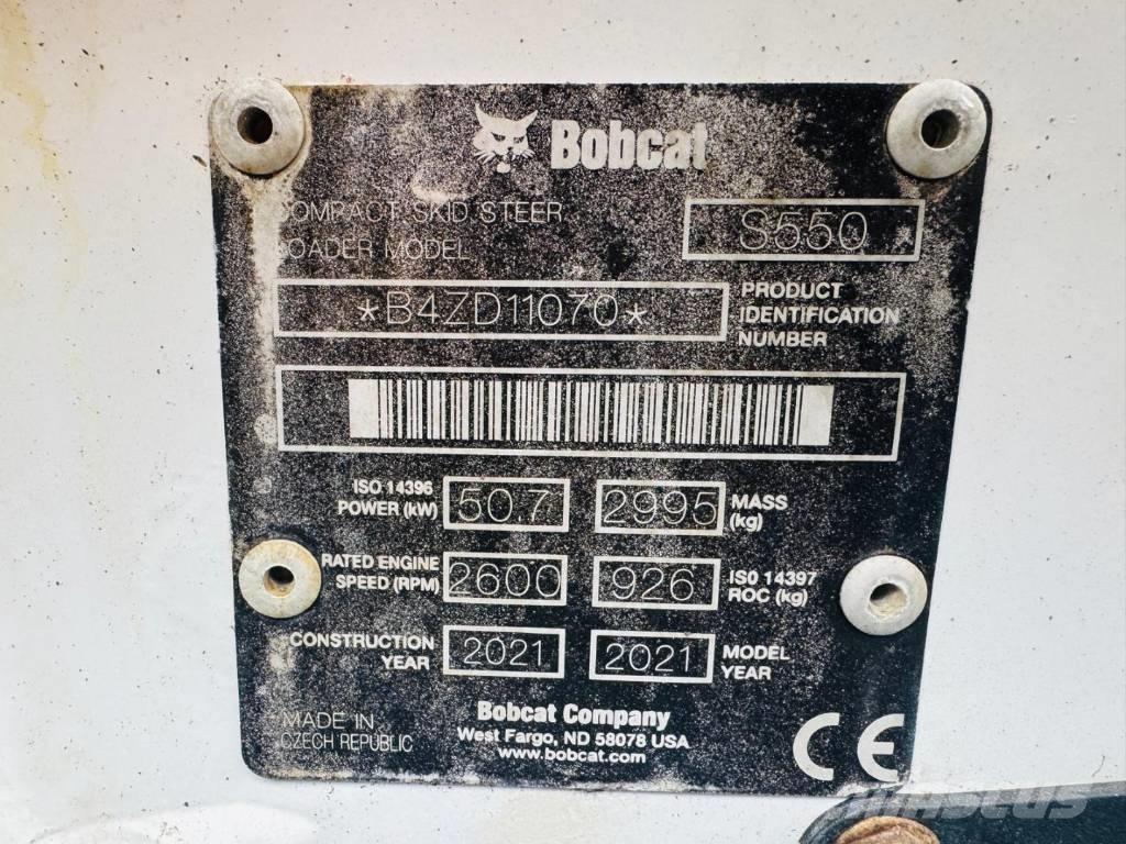 Bobcat S 550 Skid steer mini nakladalci