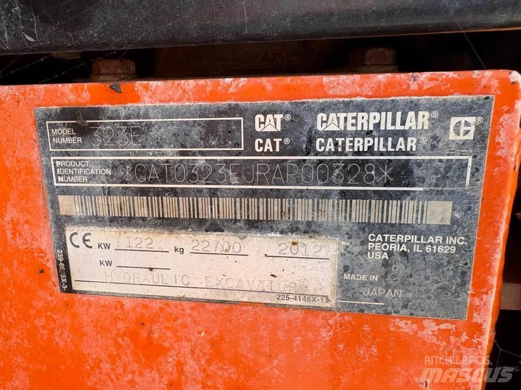 CAT 323E Bagri goseničarji