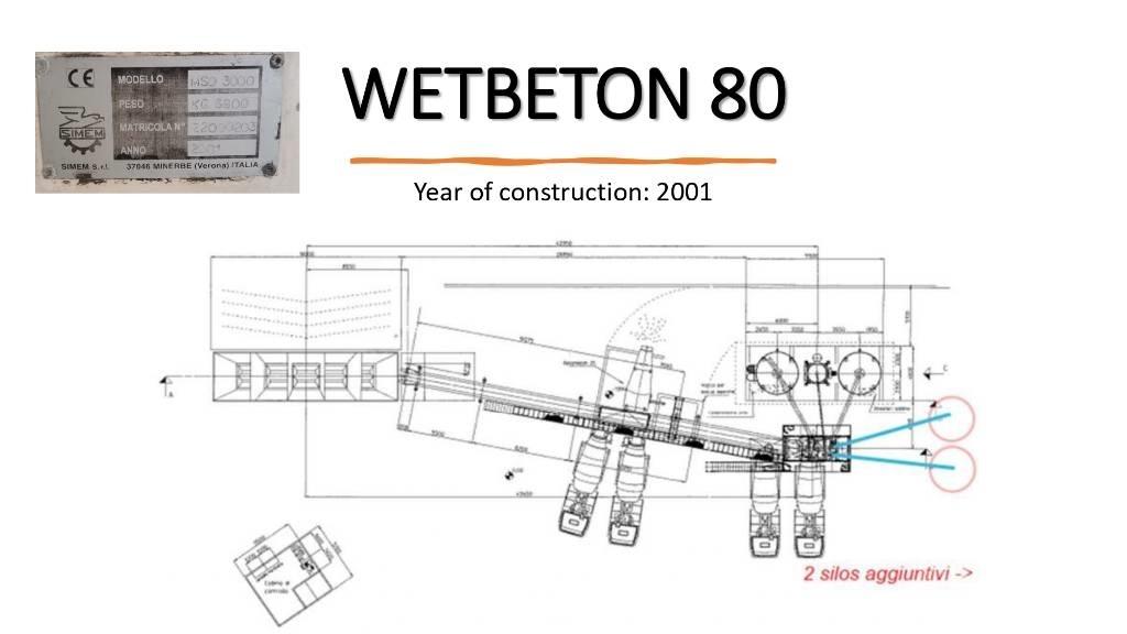  SIMEM WETBETON 80 Betonarne