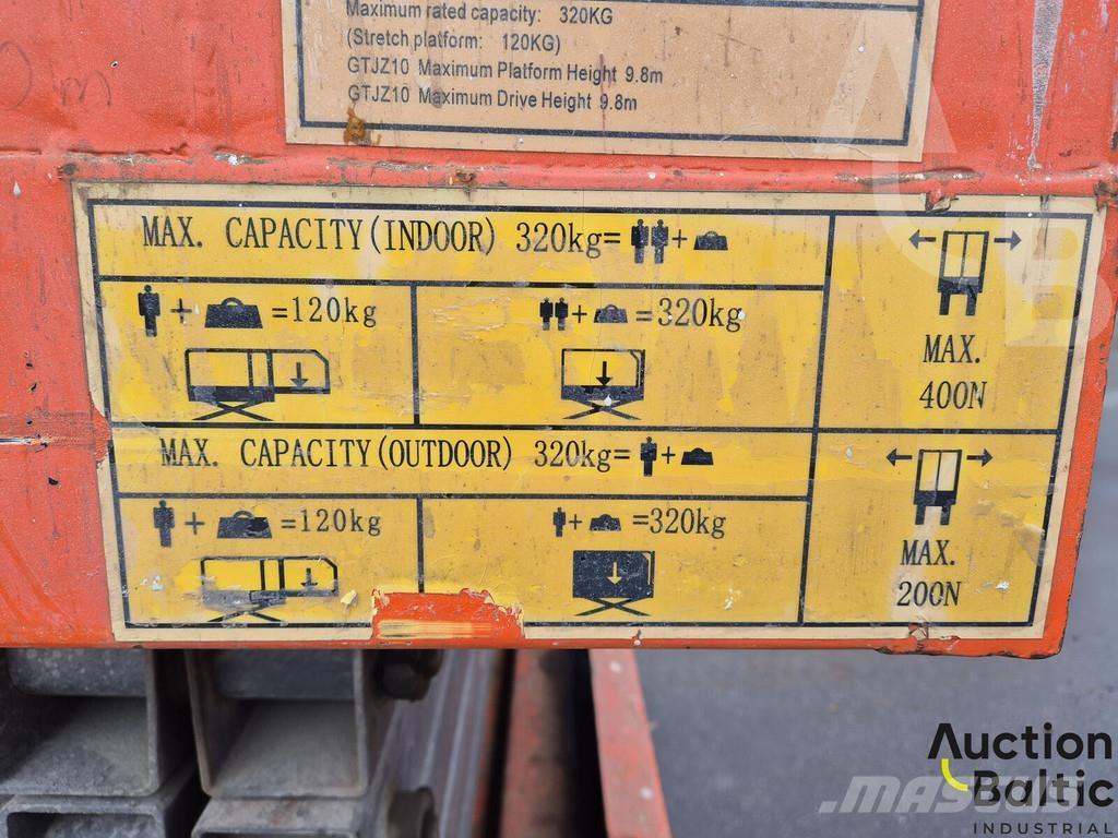 Sinoboom GTJZ1012 Škarjaste dvižne ploščadi