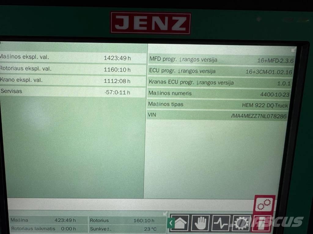 JENZ HEM 922 Drobilci lesa