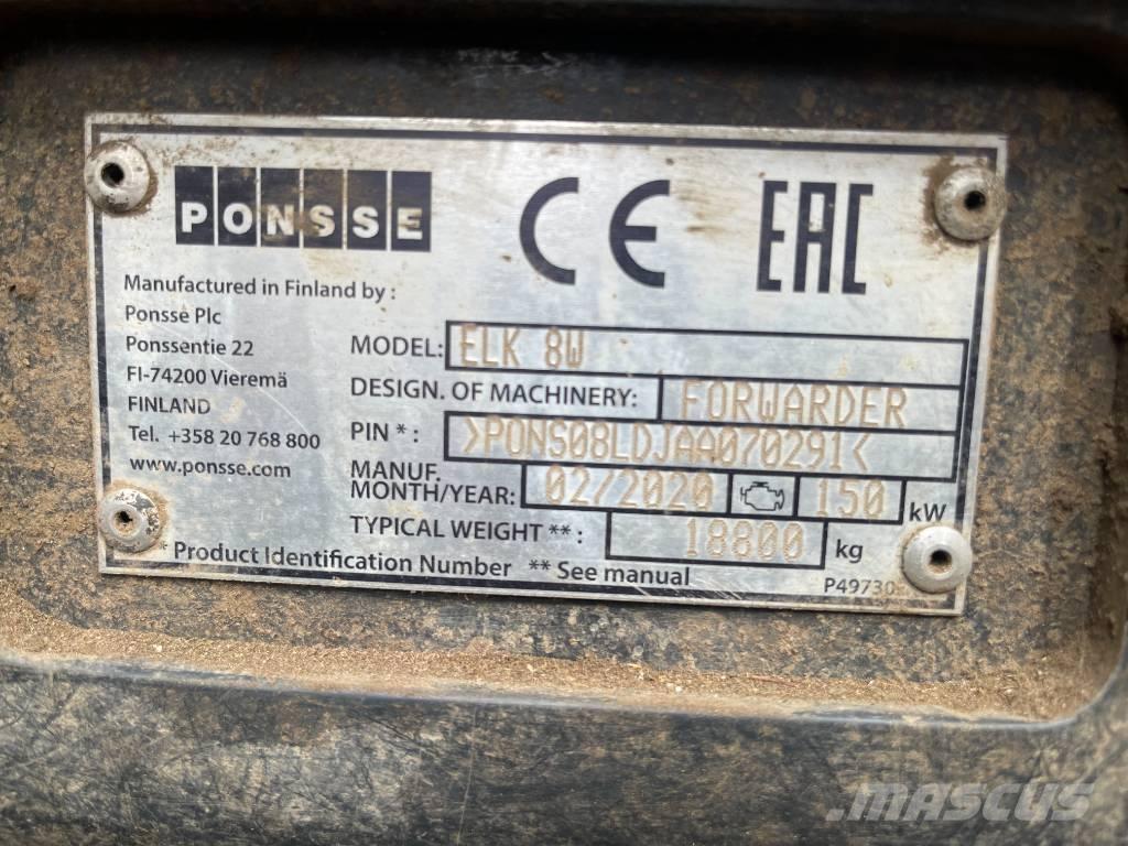 Ponsse Elk Forwarderji