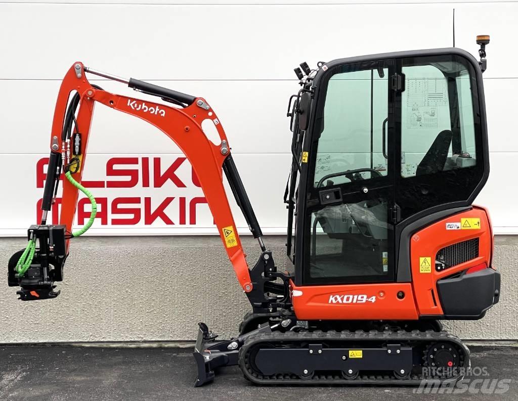 Kubota KX 019-4 Mini bagri <7t