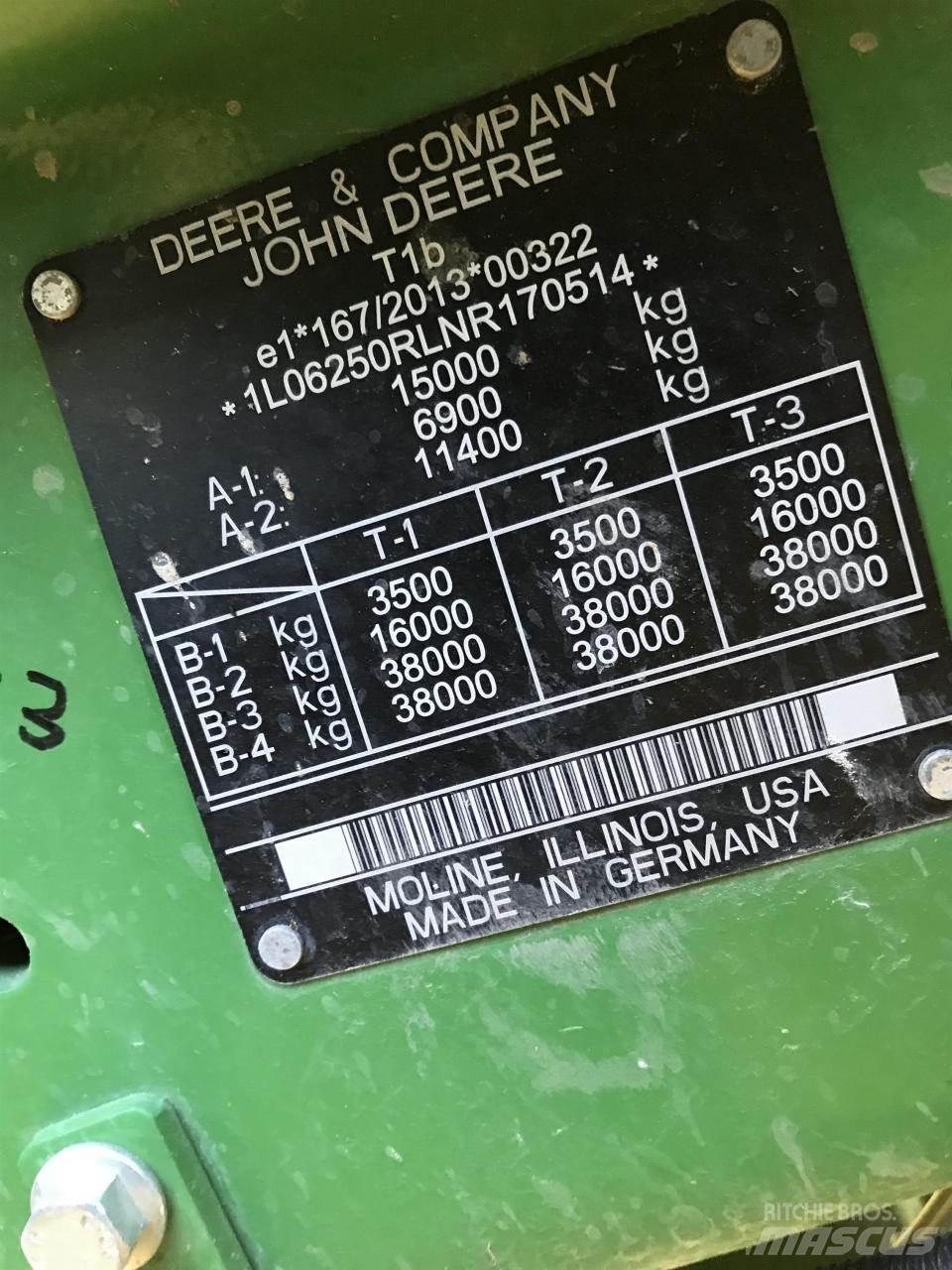 John Deere 6R 250 Traktorji