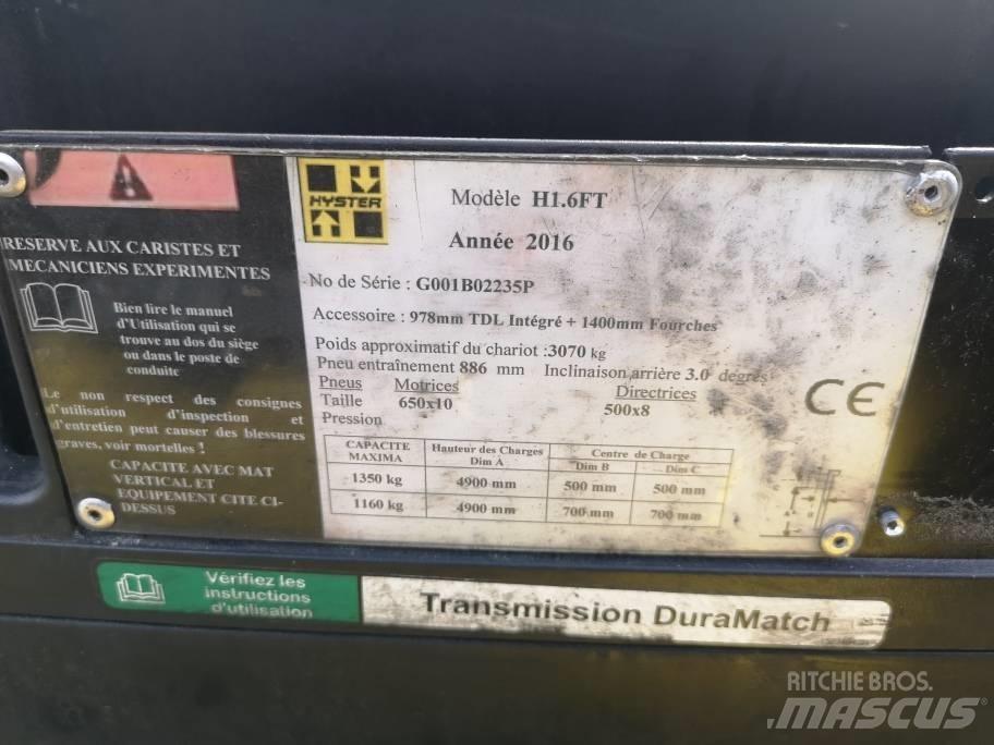 Hyster H 1.6 FT Plinski viličarji