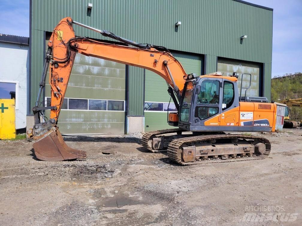 Doosan DX 180 LC Bagri goseničarji