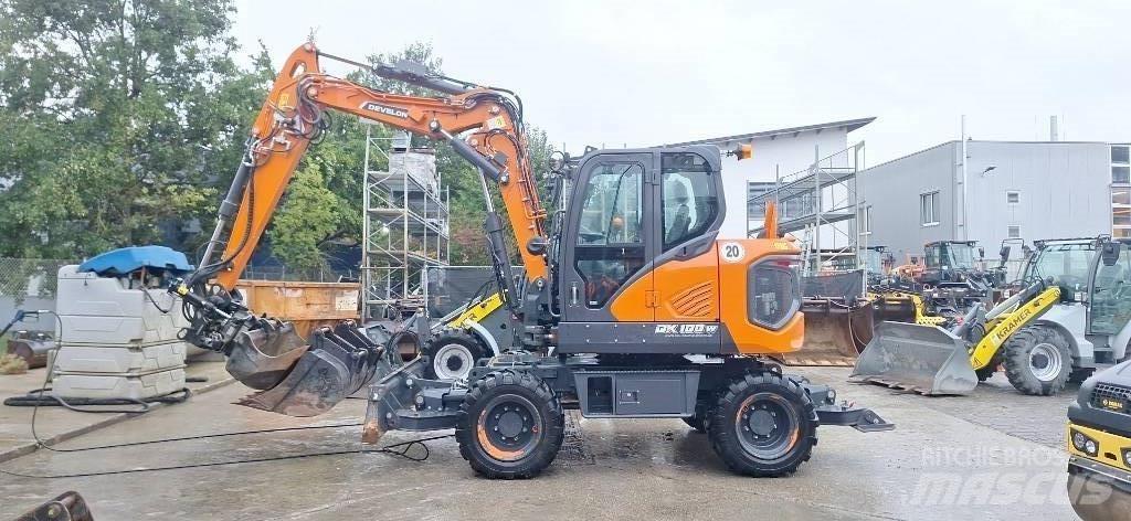 Doosan DX 100 W-7 Bagri na kolesih