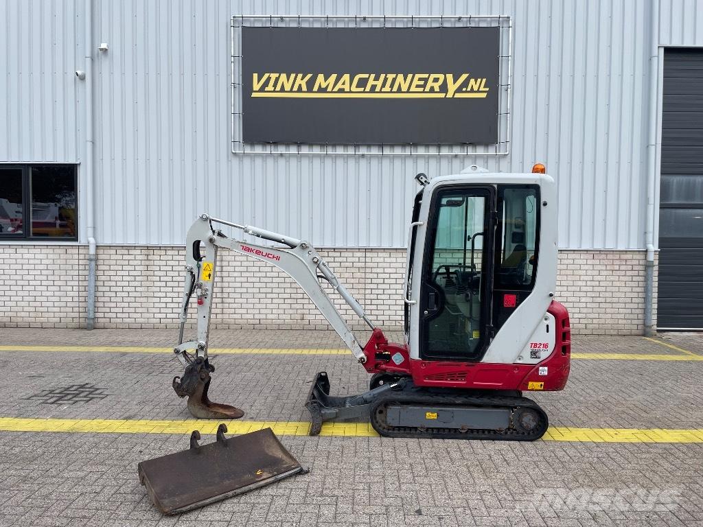 Takeuchi TB 216 Mini bagri <7t