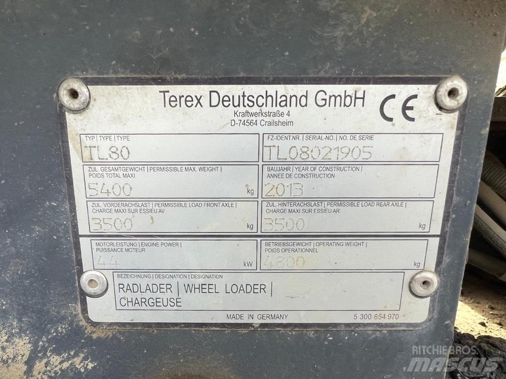 Terex TL 80 Kolesni nakladalci