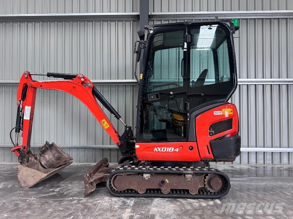 Kubota KX 018-4 Mini bagri <7t