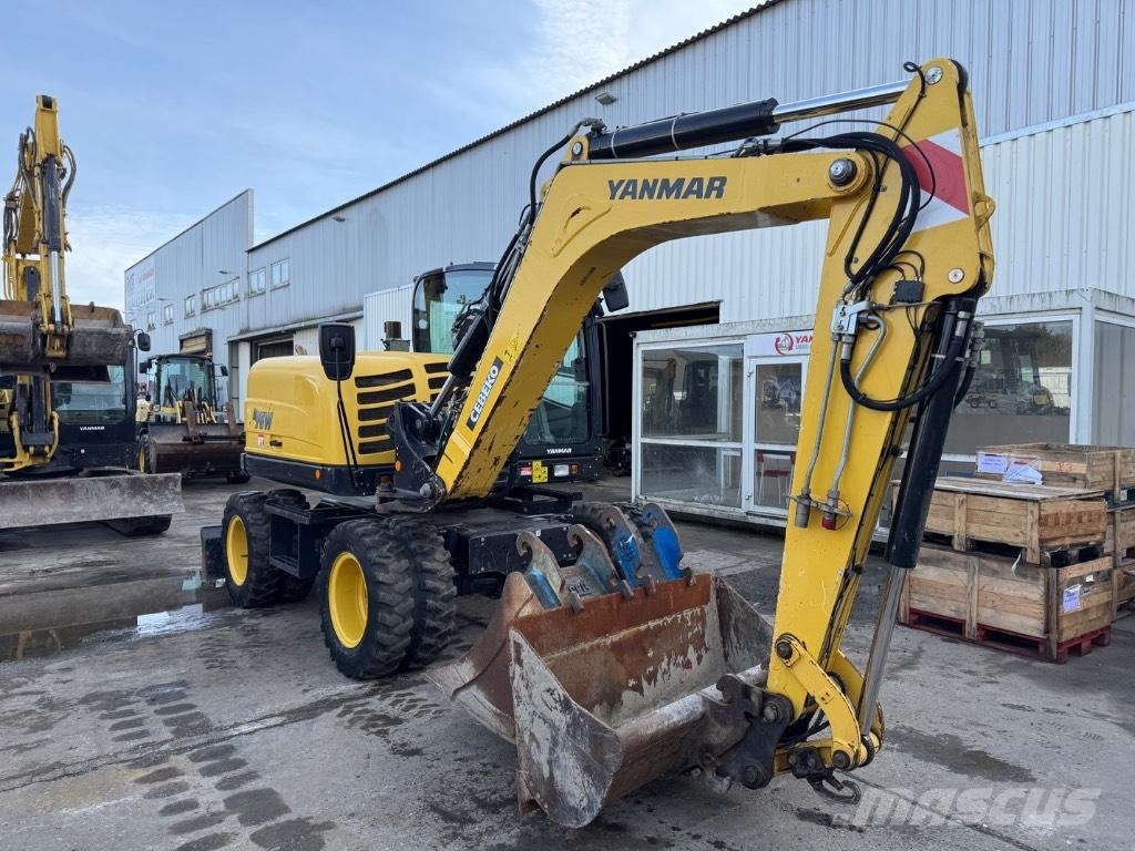 Yanmar B95W (40810) Bagri na kolesih