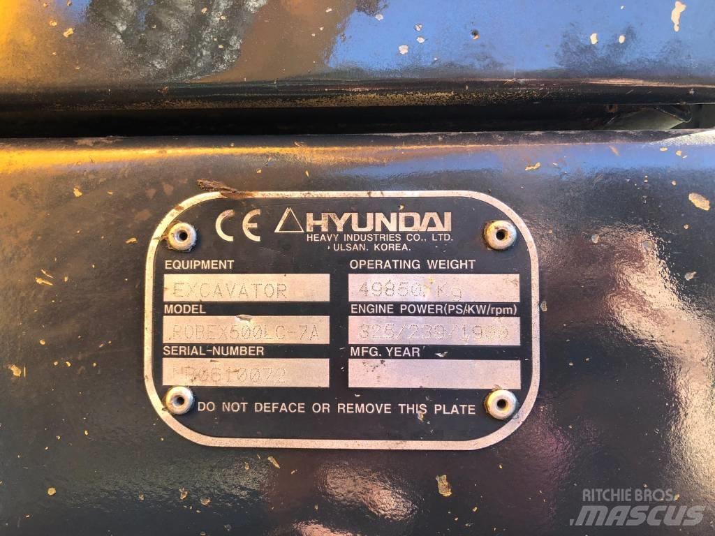 Hyundai R500LC-7A Bagri goseničarji
