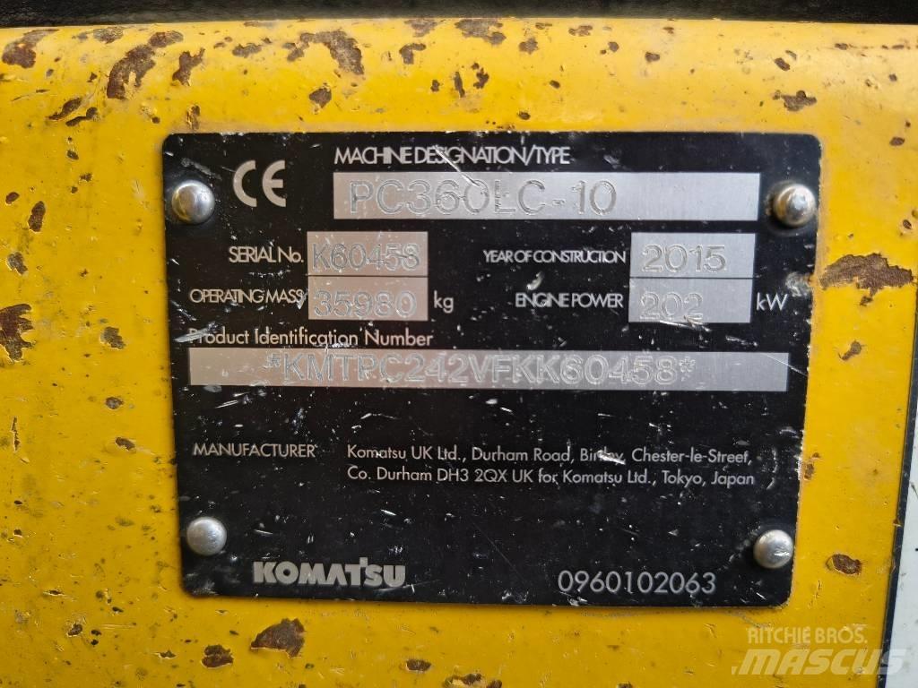 Komatsu PC 360 LC-10 Bagri goseničarji