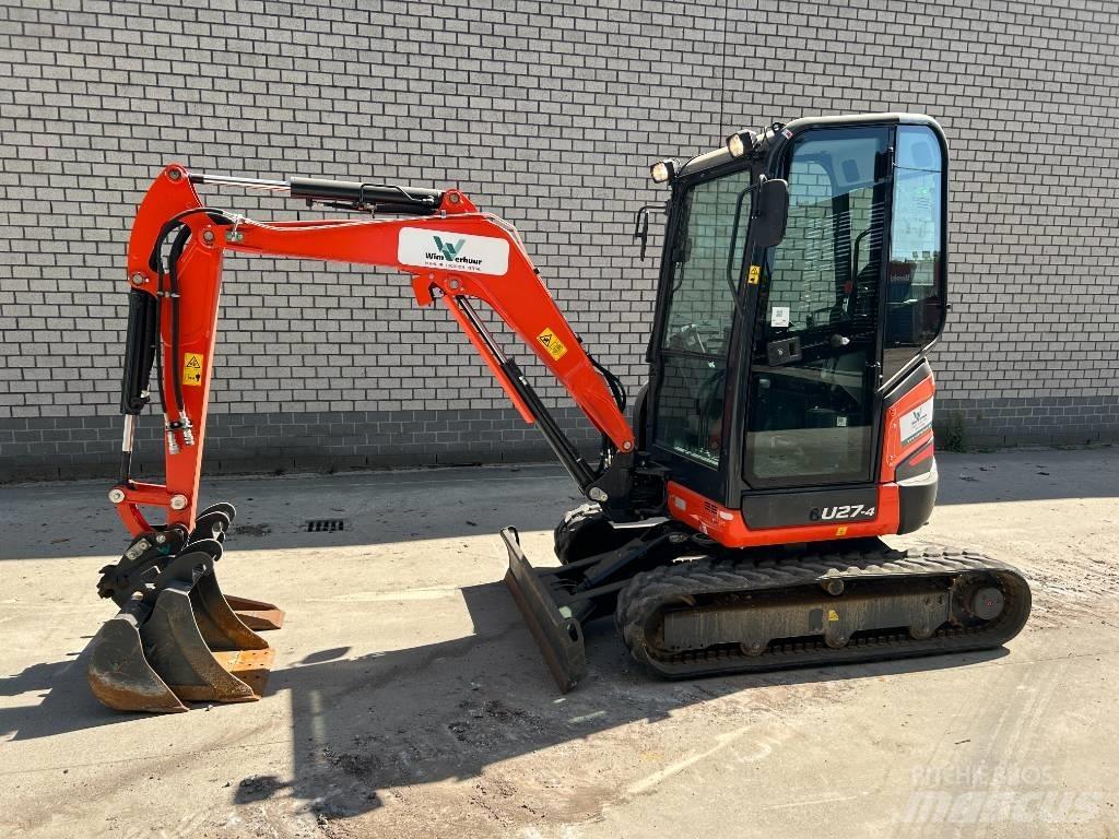Kubota U 27-4 Mini bagri <7t