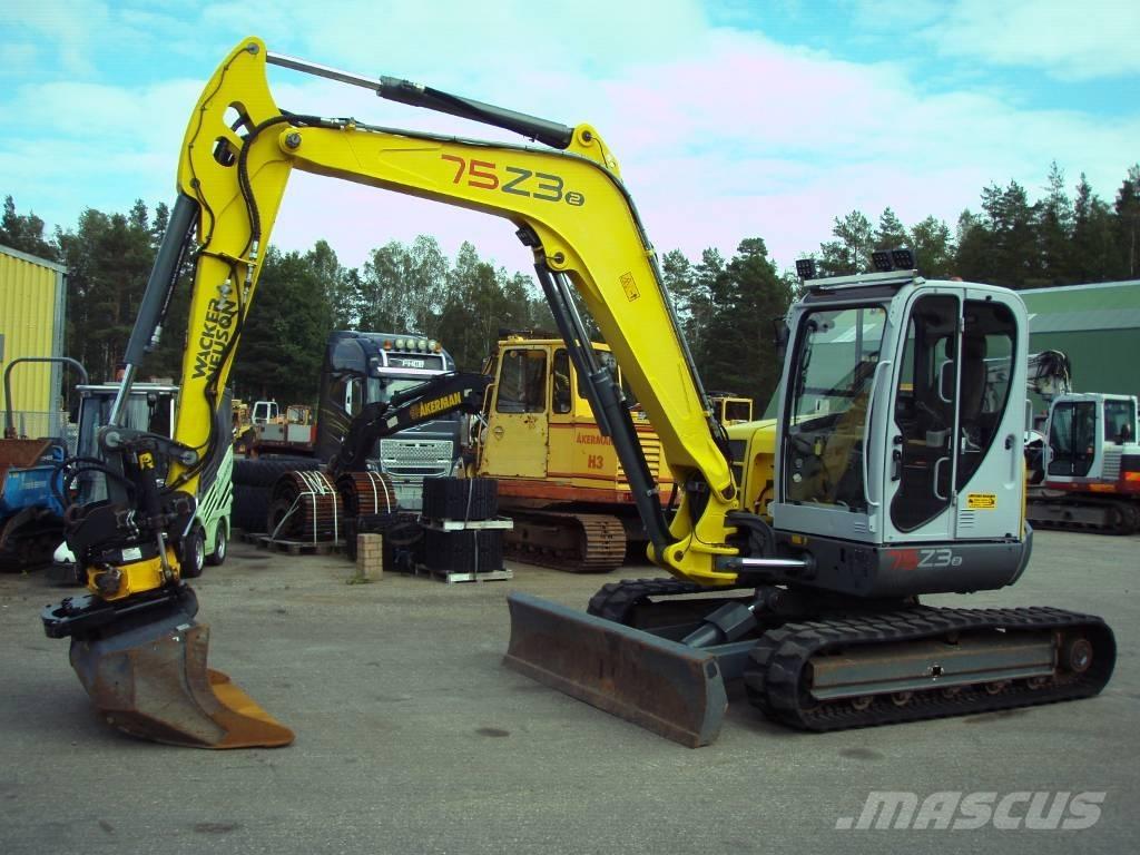 Wacker Neuson 75 Z3 Midi bagri 7t – 12t