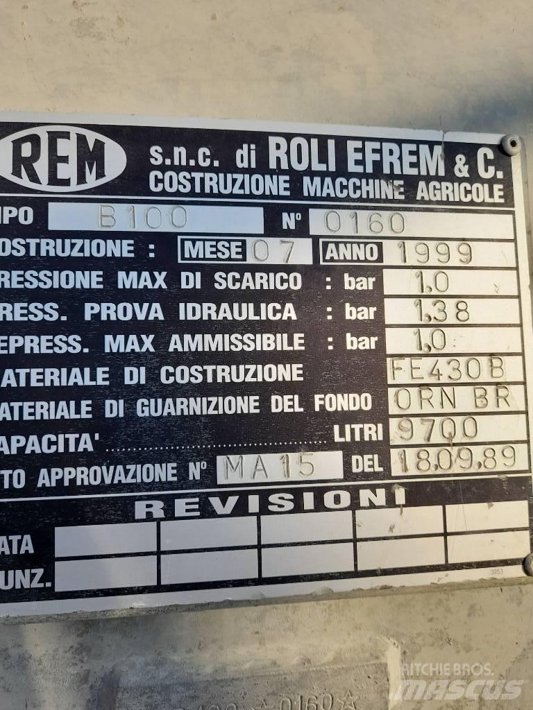 REM RB100 Cisterne za gnojnico