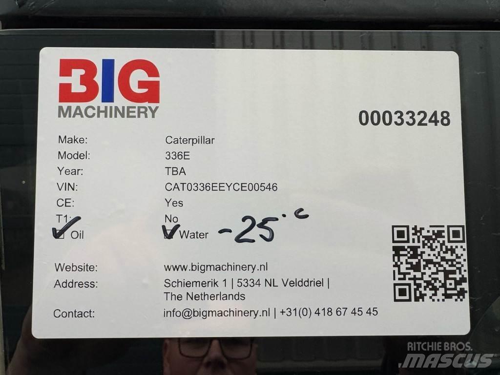 CAT 336EL Bagri goseničarji
