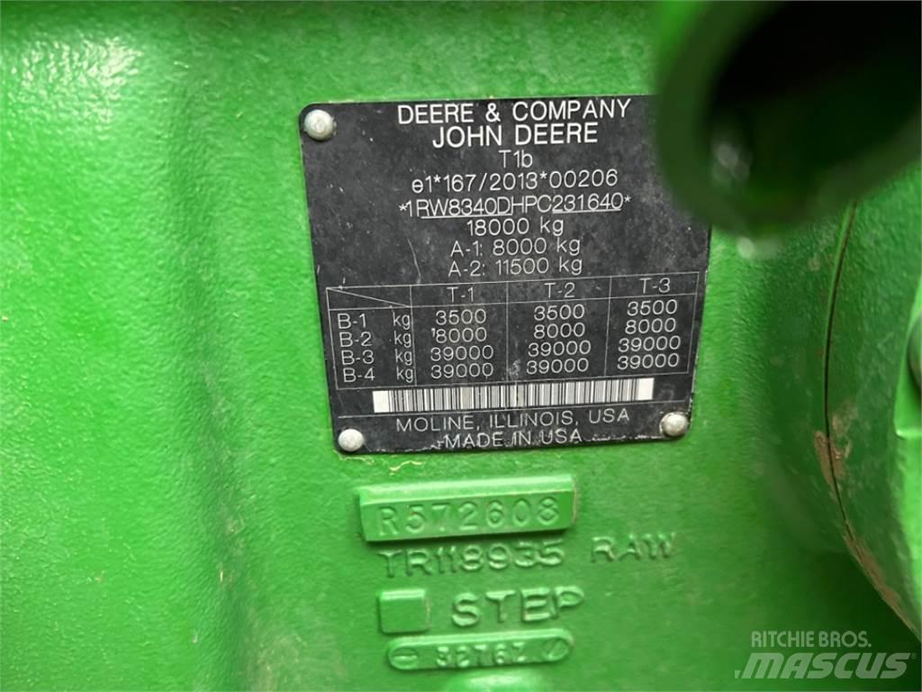 John Deere 8R340 Traktorji