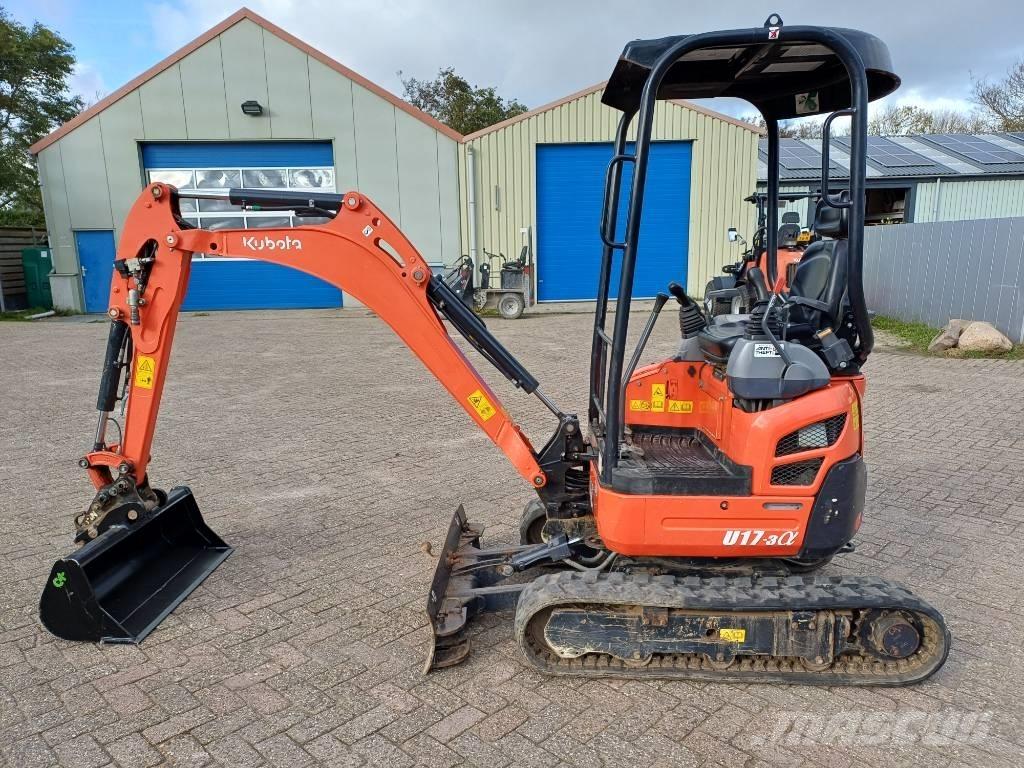 Kubota U 17-3 Mini bagri <7t