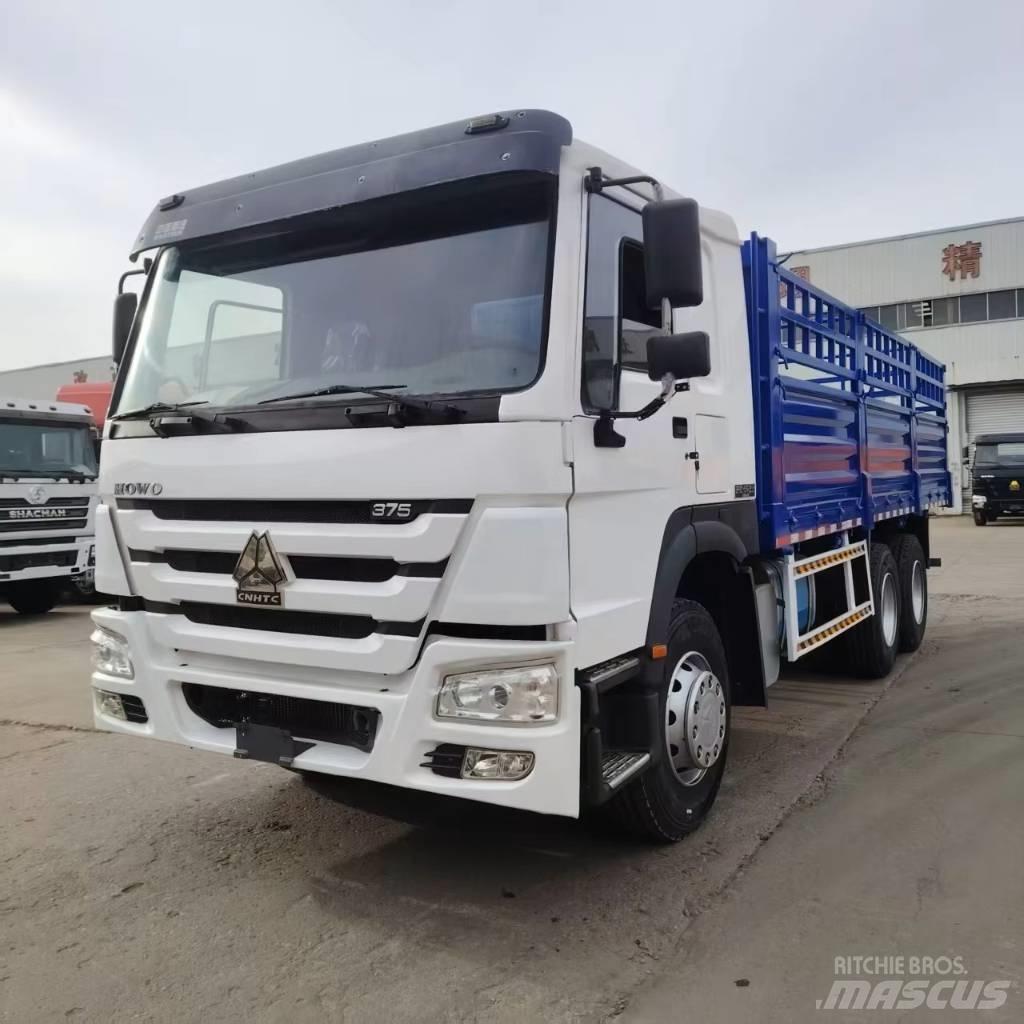 Howo 375 Tovornjaki s kesonom/platojem