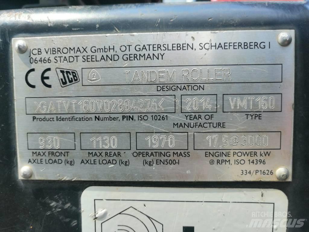 JCB Vibromax vmt 160 Dvojni valjarji