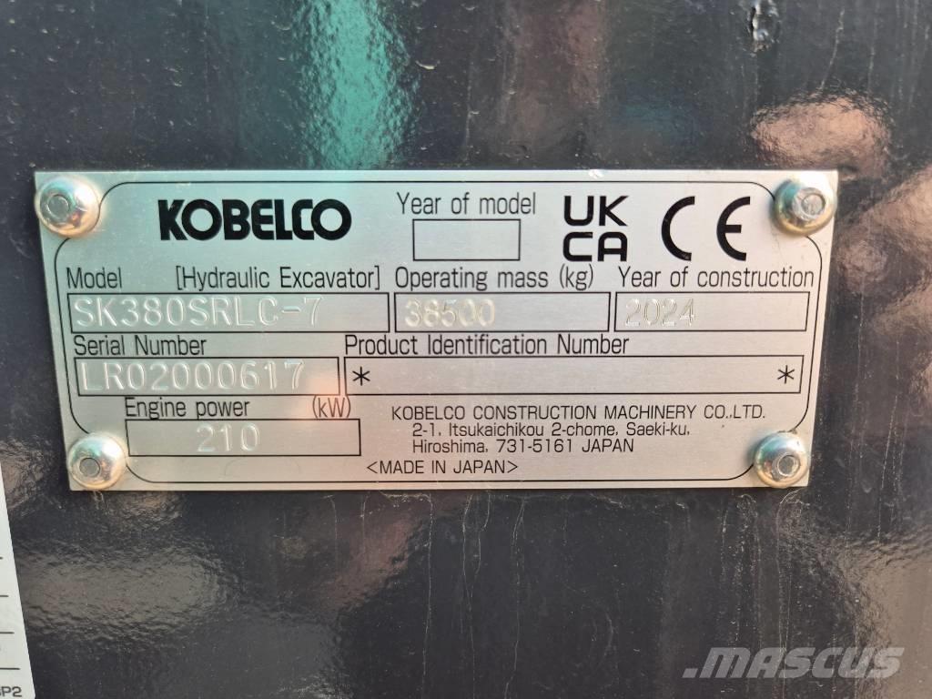 Kobelco SK380SRLC Bagri goseničarji