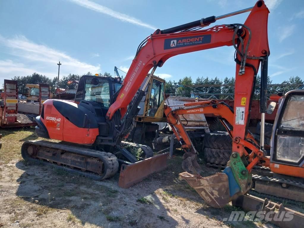Kubota KX 080-4 Midi bagri 7t – 12t