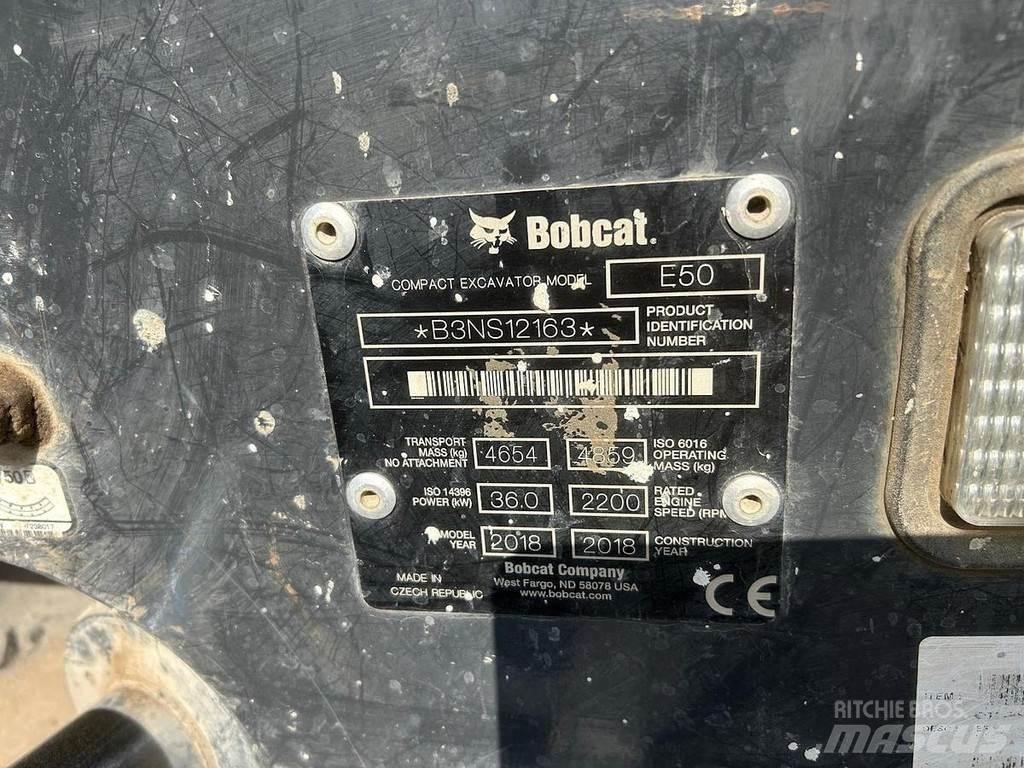 Bobcat E50 Mini bagri <7t