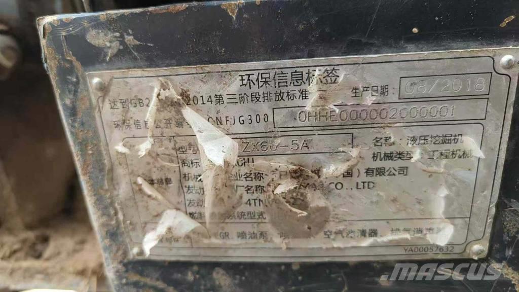 Hitachi Zaxis 60 Bagri goseničarji