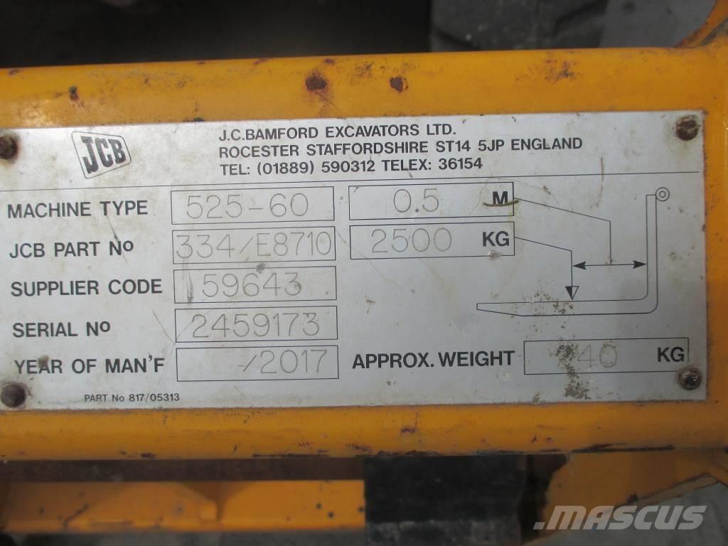 JCB 525-60 Teleskopski viličarji