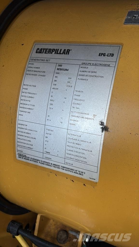 CAT 350 KVA Dizelski agregati