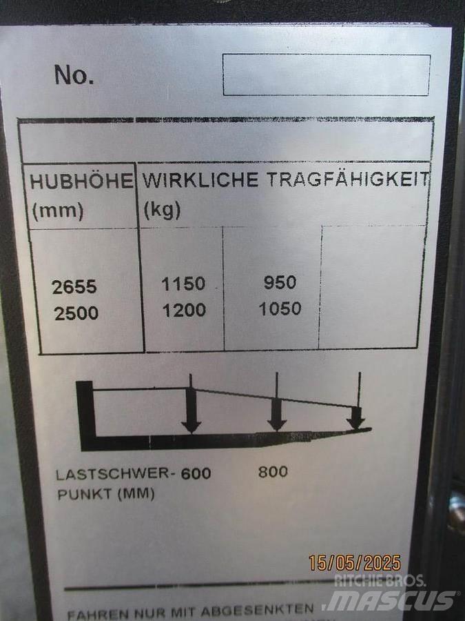 BT SWE 120 Ročni električni viličar