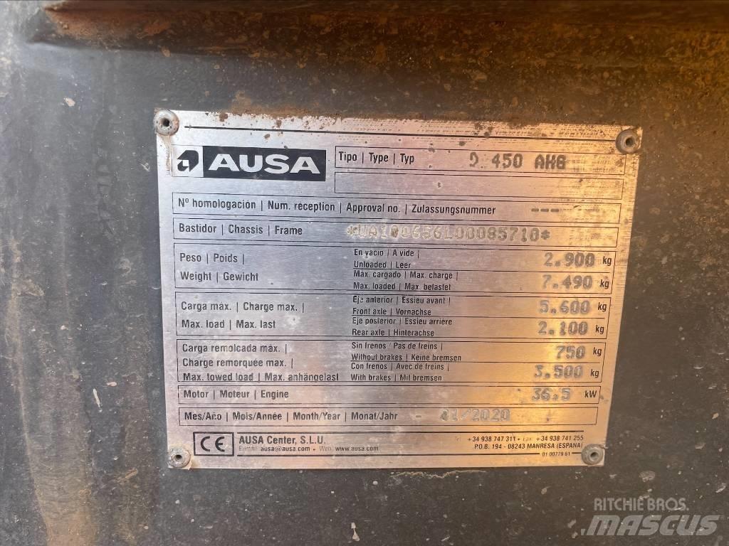Ausa D450AHG Zglobni demperji