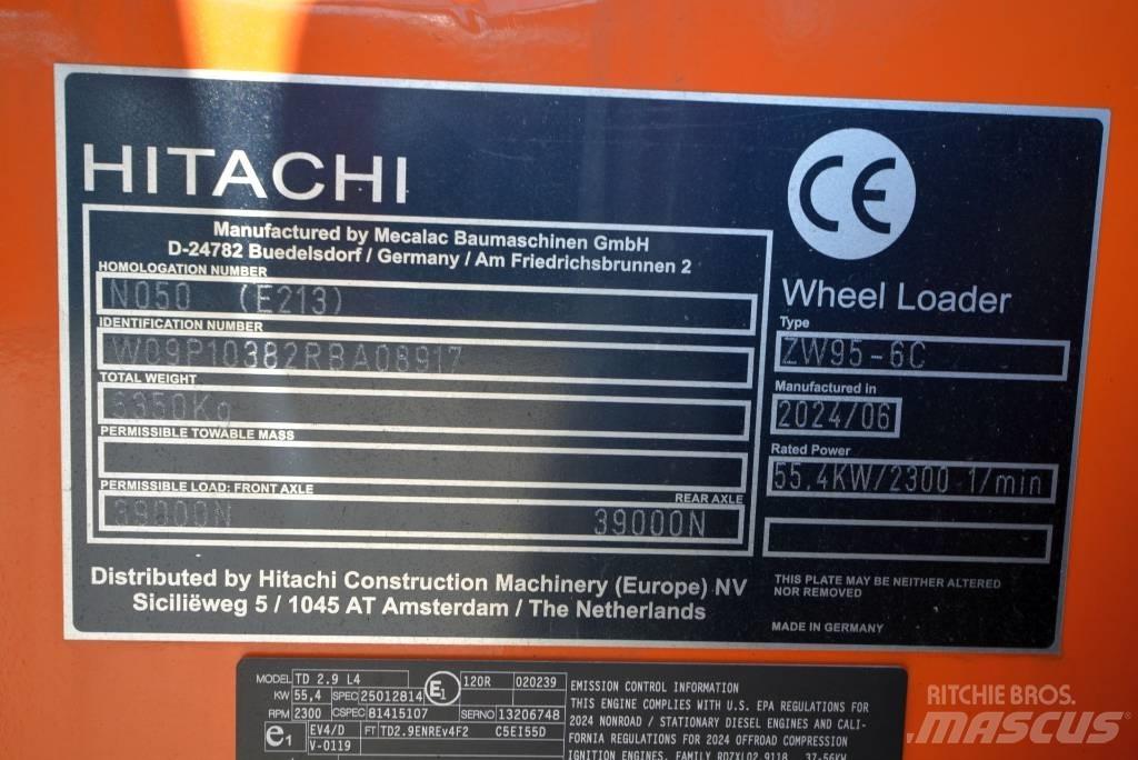 Hitachi ZW 95-6 C Kolesni nakladalci