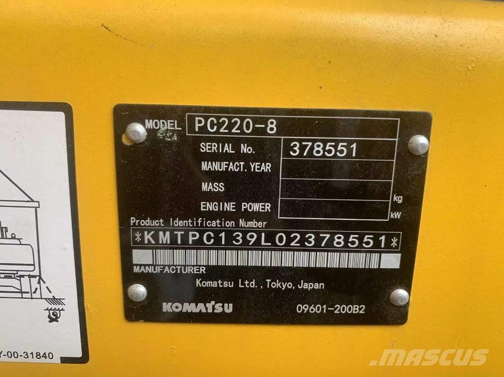 Komatsu PC 220-8 Bagri goseničarji