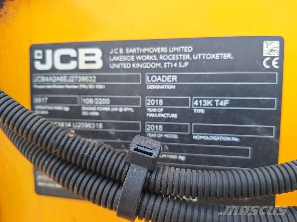 JCB 413 K Kolesni nakladalci