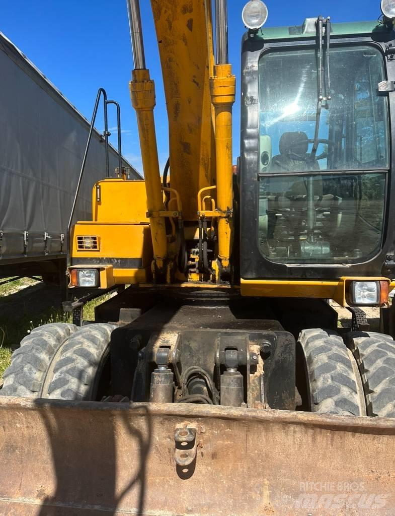 JCB JS 145 W Bagri na kolesih
