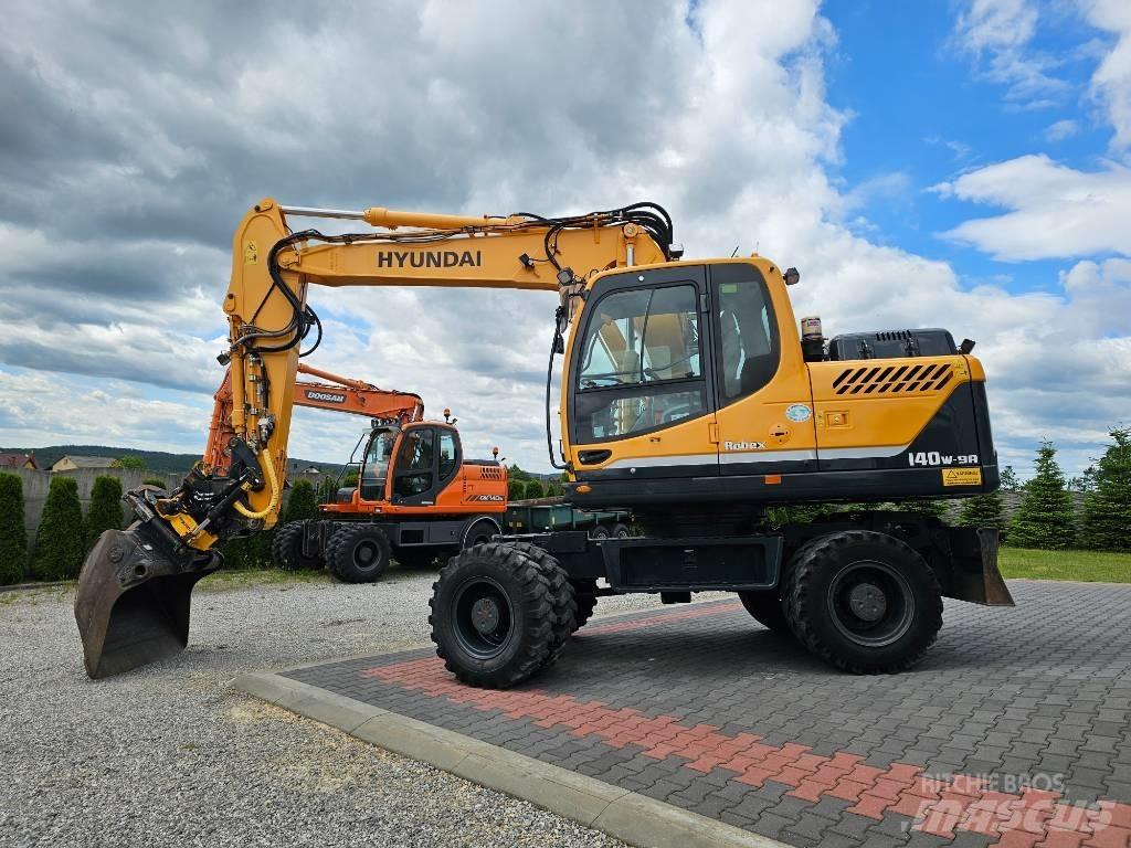Hyundai 140 W 9 A Bagri na kolesih