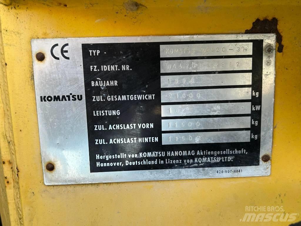 Komatsu WA 420 Kolesni nakladalci