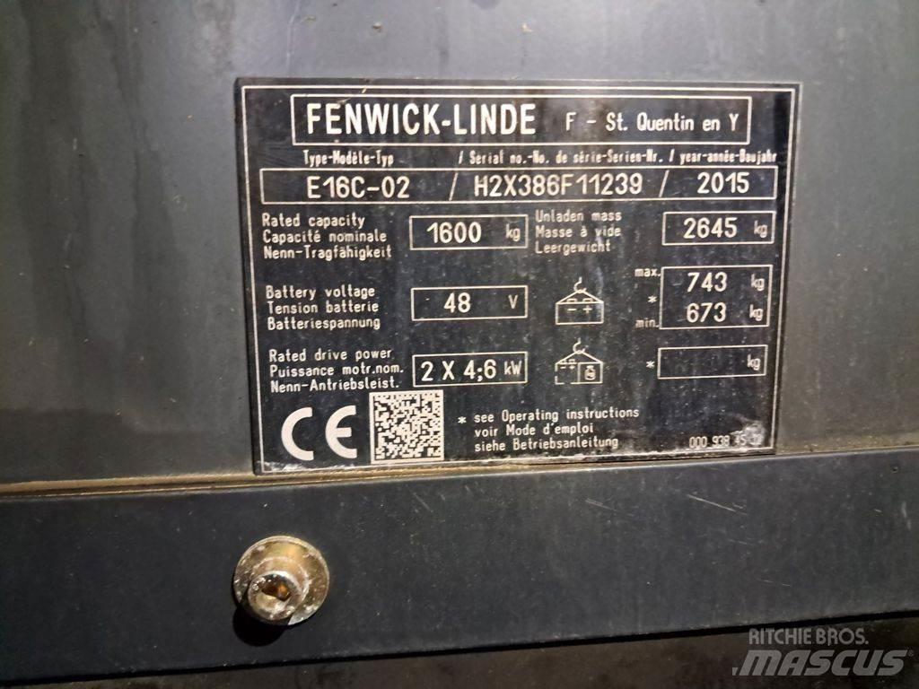 Linde E16C-02 Električni viličarji