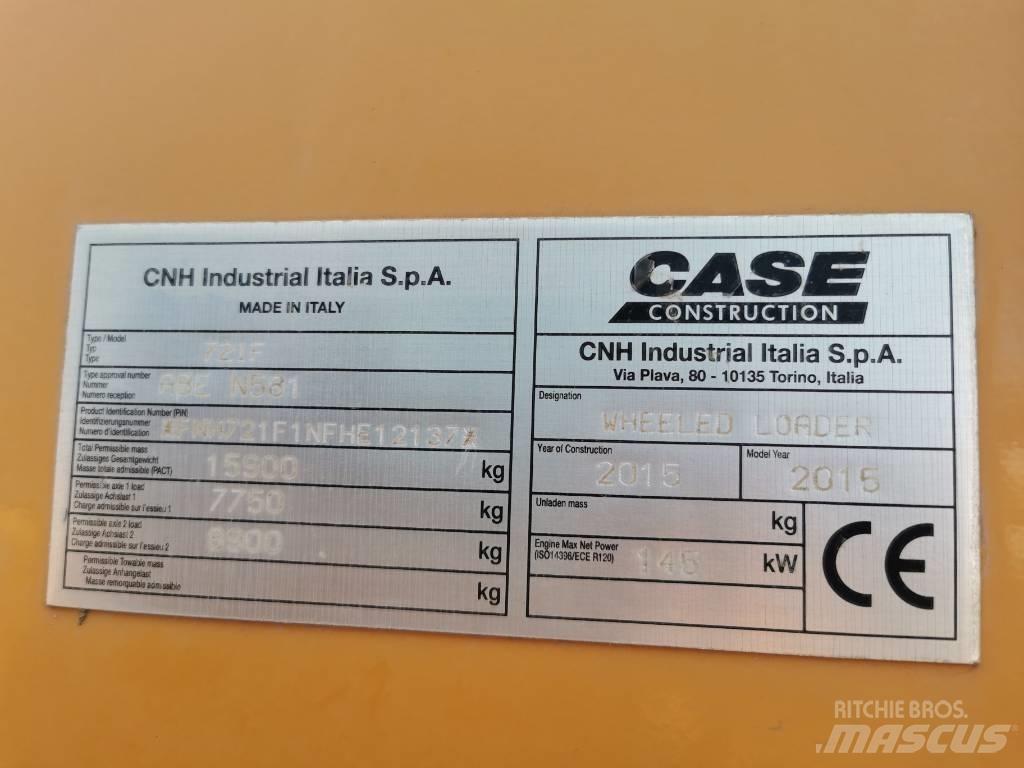 CASE 721F Z-Bar Kolesni nakladalci