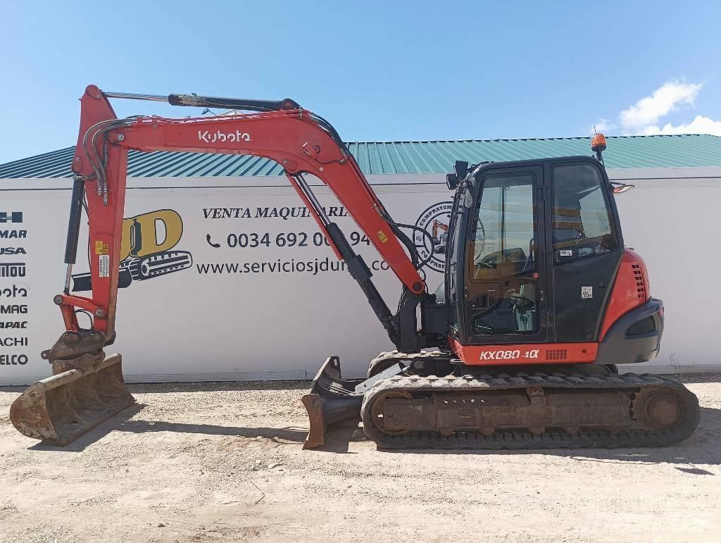 Kubota KX080-4a Bagri
