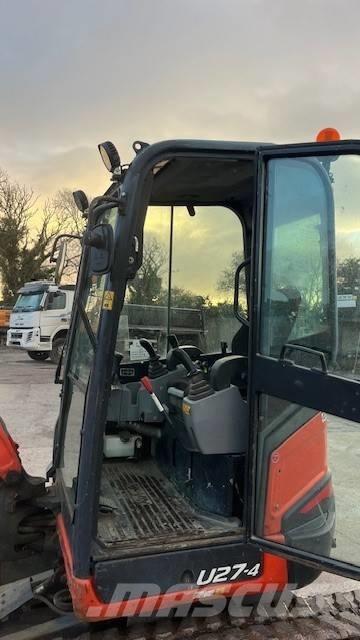 Kubota U 27-4 Mini bagri <7t