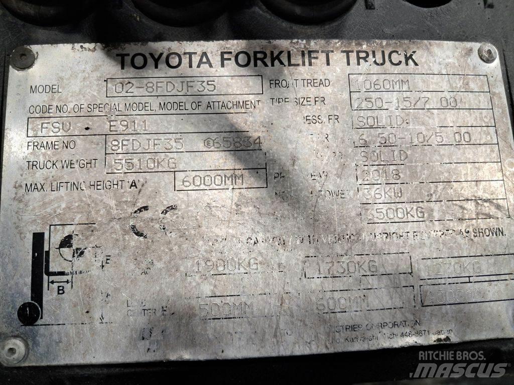 Toyota 02-8FDJF35 Dizelski viličarji