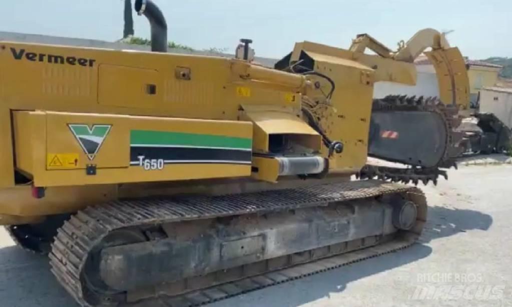 Vermeer T650 Freze za kopanje jarkov Trenčerji
